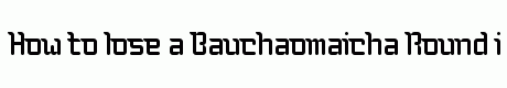 Bauchaomaicha Round