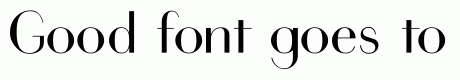 Sans Serif Didot