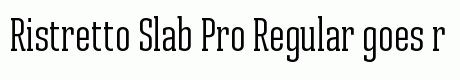 Ristretto Slab Pro Regular