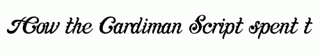 Cardiman Script