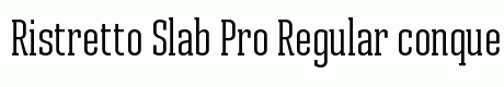 Ristretto Slab Pro Regular