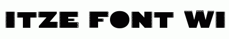 Itze Font