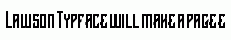 Lawson Typface