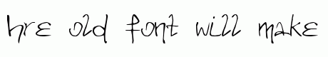 hre old font