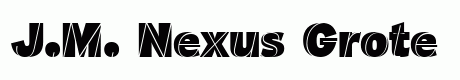 J.M. Nexus Grotesque