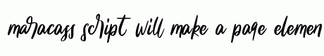 maracass script