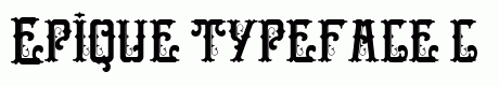 Epique typeface