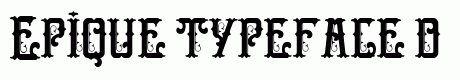 Epique typeface