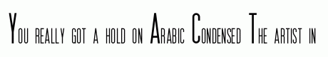 Arabic Condensed
