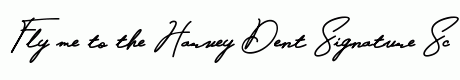 Harvey Dent Signature Script
