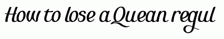 Quean regular