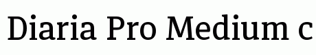Diaria Pro Medium
