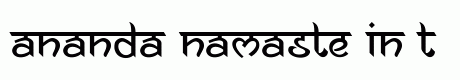 Ananda Namaste
