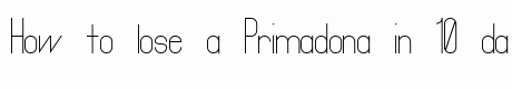 Primadona