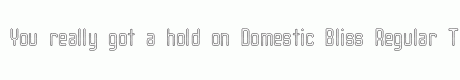 Domestic Bliss Regular
