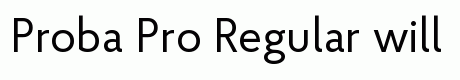 Proba Pro Regular