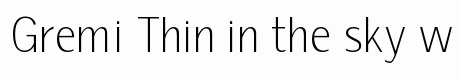 Gremi Thin