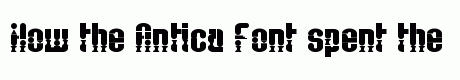 Antica Font