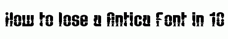 Antica Font