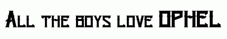 OPHELOS FONT