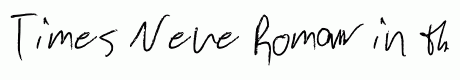 Times Neue Roman