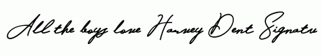 Harvey Dent Signature Script