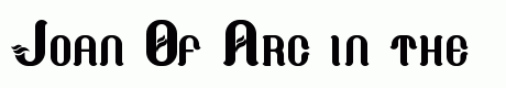 Joan Of Arc