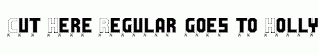 Cut Here Regular