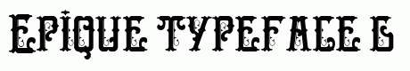 Epique typeface