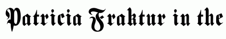 Patricia Fraktur
