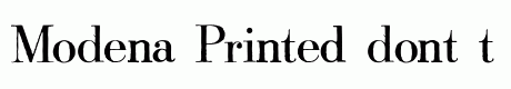 Modena Printed