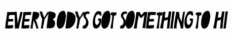 ThereYouGo Extra-condensed DemiBold Italic