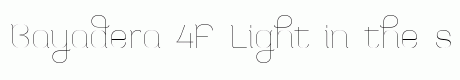 Bayadera 4F Light