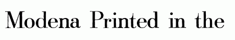 Modena Printed