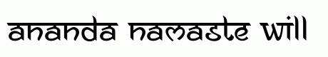Ananda Namaste