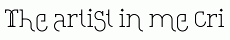 Loopita complex font
