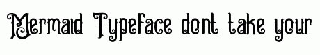 Mermaid Typeface