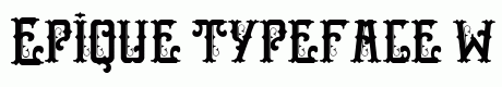 Epique typeface