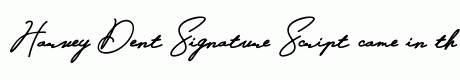 Harvey Dent Signature Script