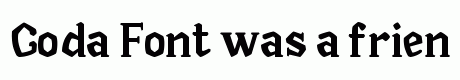 Goda Font