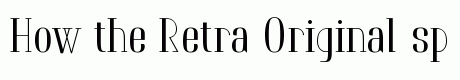 Retra Original