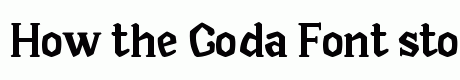 Goda Font