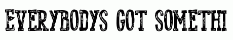Roasted typeface