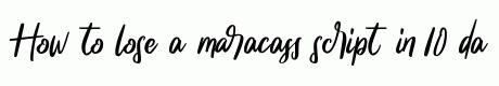 maracass script