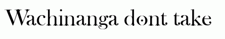 Wachinanga