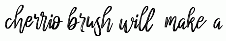 cherrio brush
