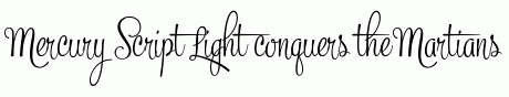 Mercury Script Light