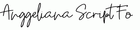 Anggeliana Script Font