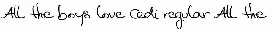 Cedi regular