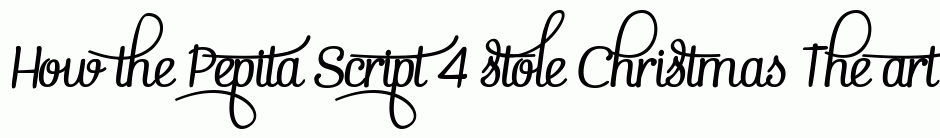 Pepita Script 4